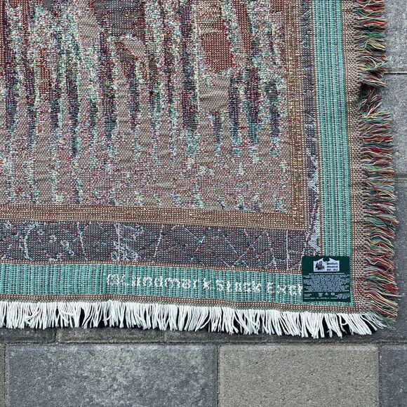 Goodwin Weavers Oregon Lighthouse Tapestry 64x45 Blanket House Cottage Florance - Picture 11 of 16